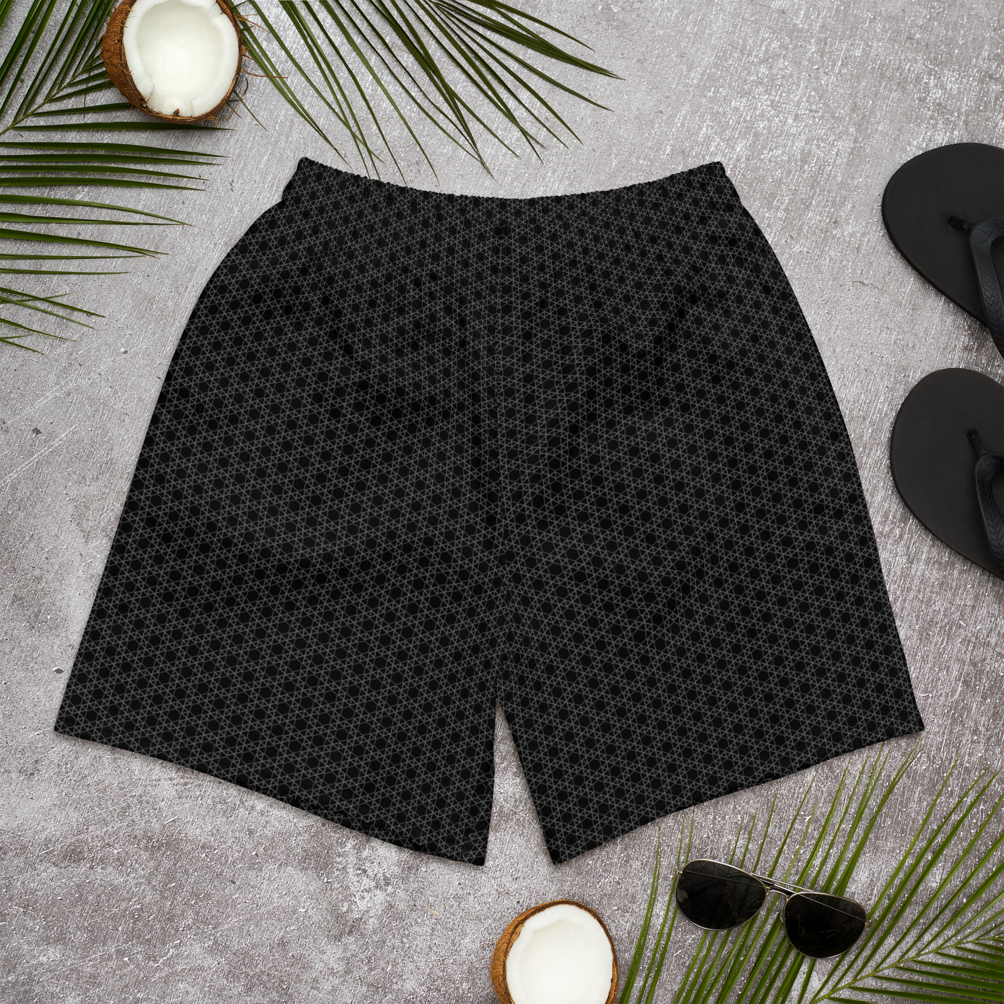 Men's Pattern Art Recycled Athletic Shorts