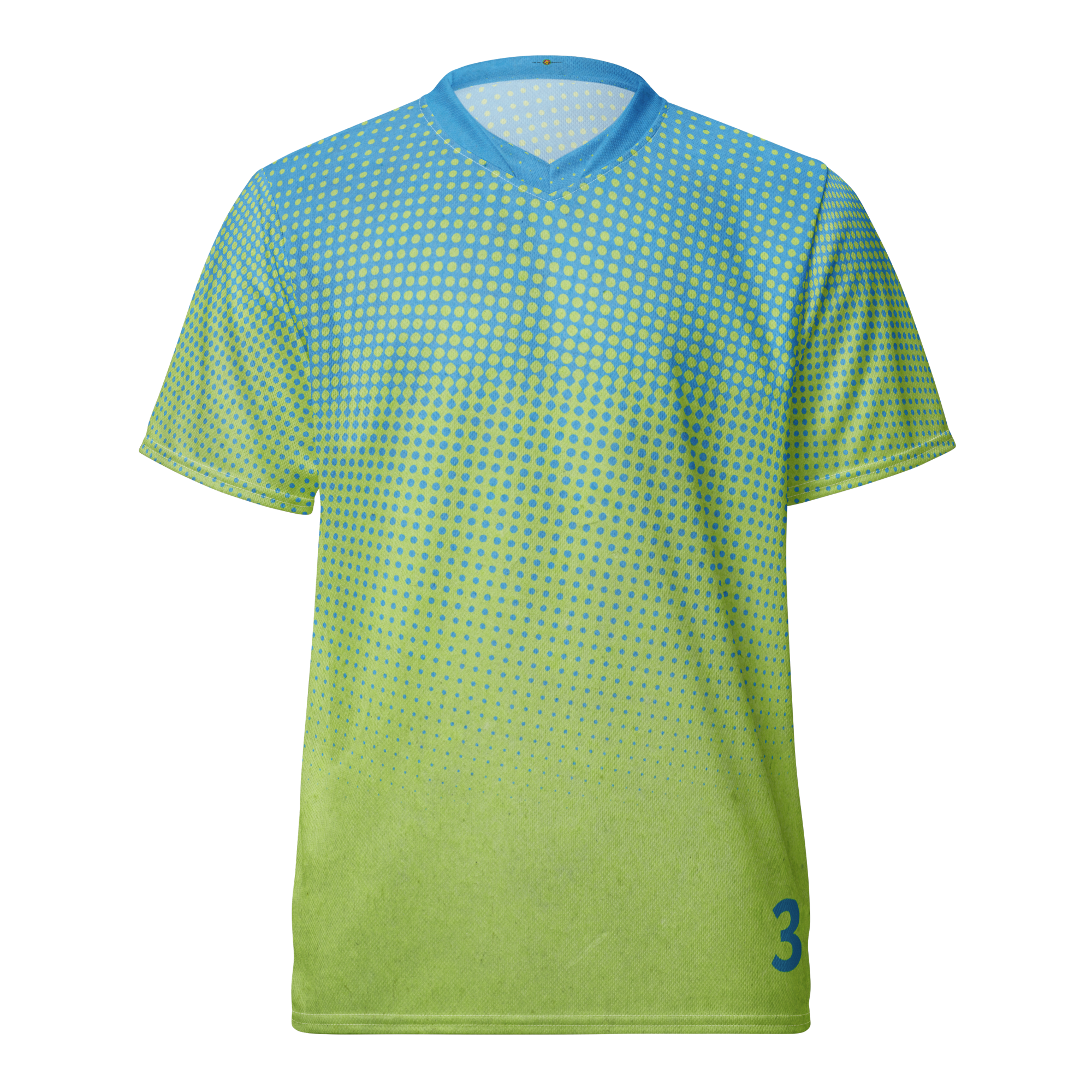 Unisex recycled polyester fabric sports jersey 3