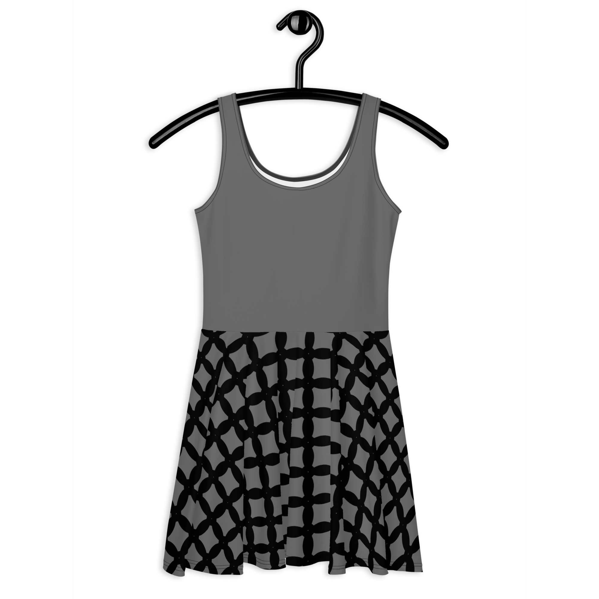 Women's Artist Skater Dress  (Gray)