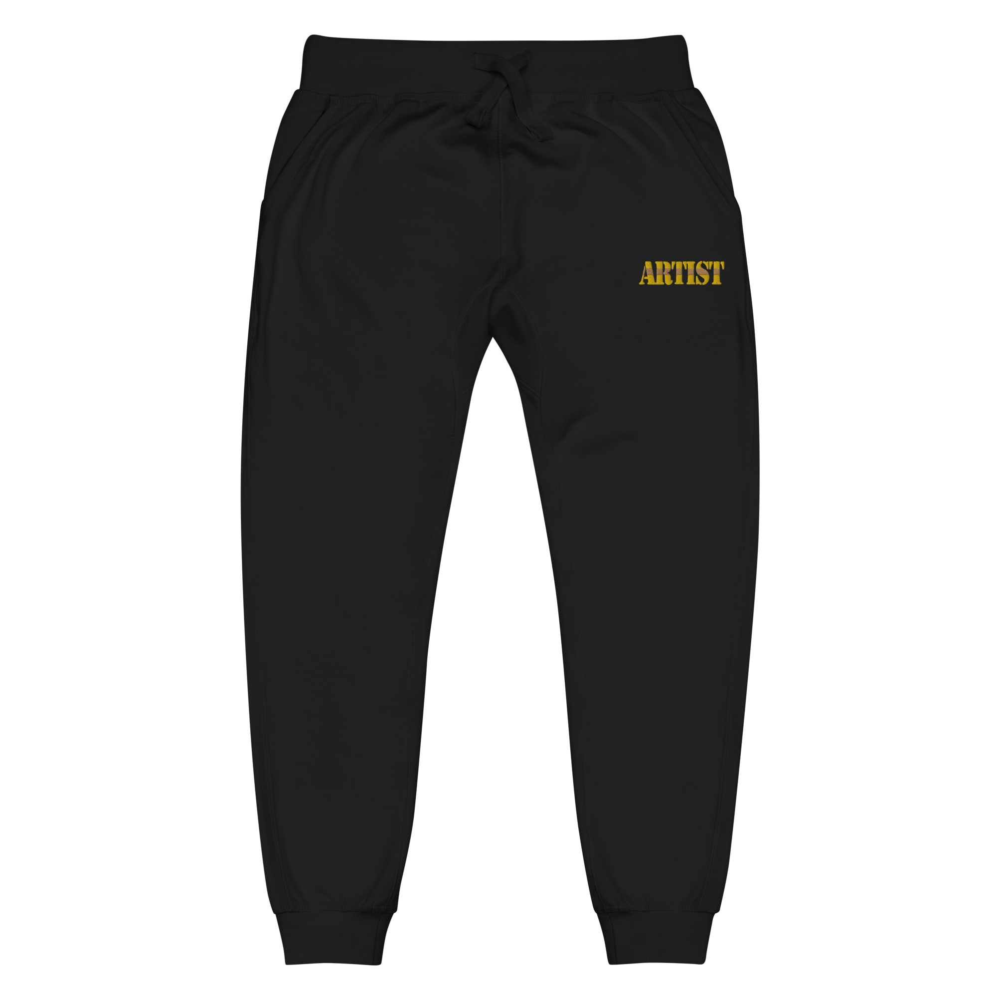 Unisex Artist fleece sweatpants (Black)