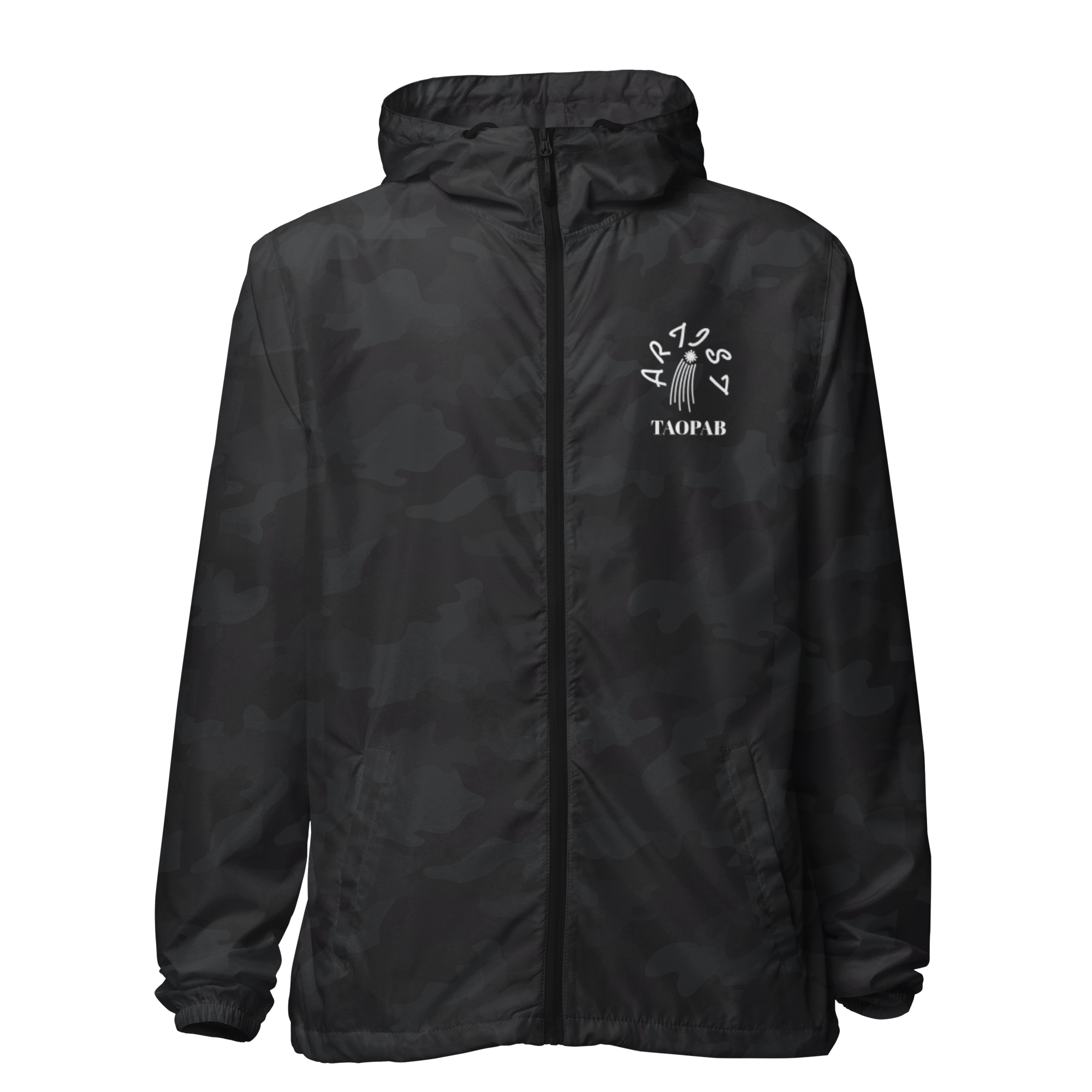 Unisex Artist lightweight zip up windbreaker