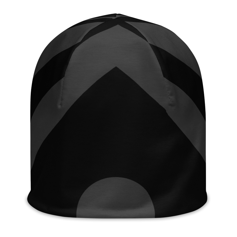 Unisex Line Art Beanie (Black)