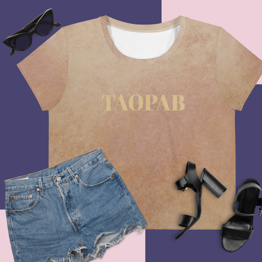 Women's  Art Crop Tee (TAOPAB)