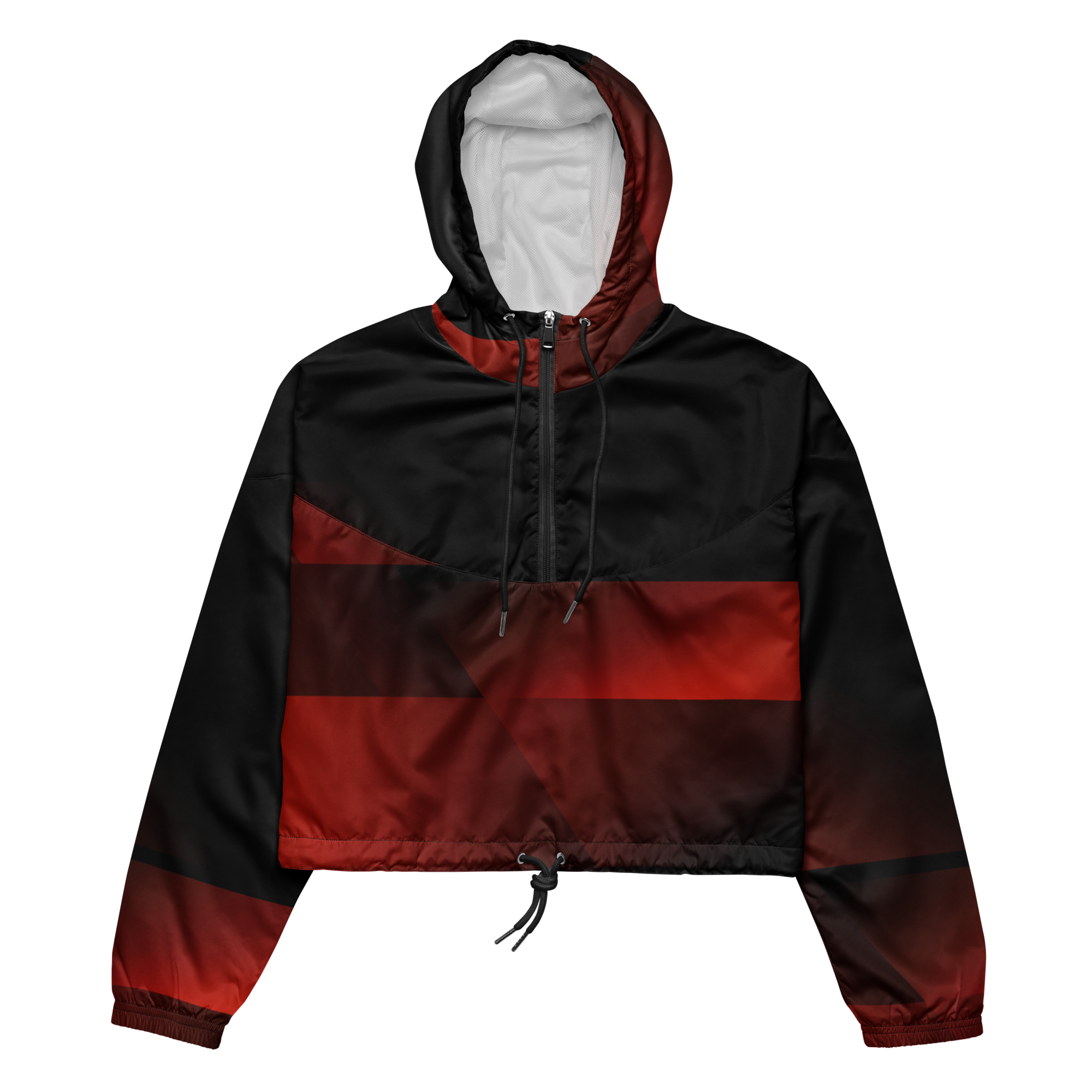 Women’s  Pattern Art cropped windbreaker