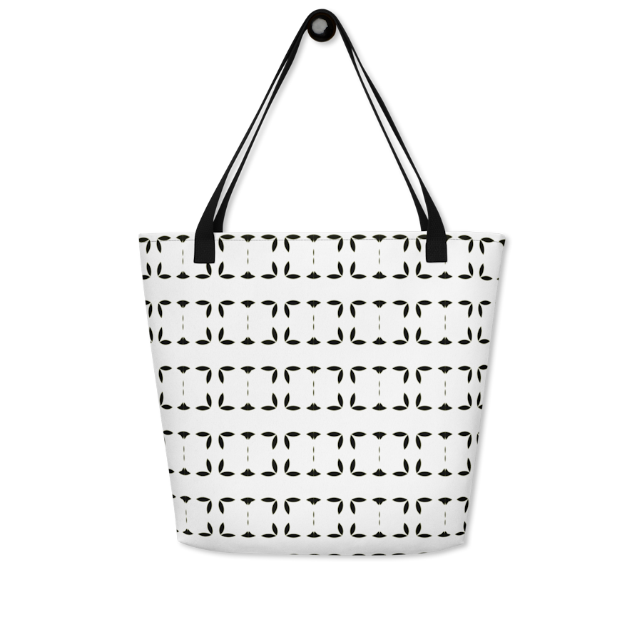 Women's Pattern Art Tote Bag w/Pocket