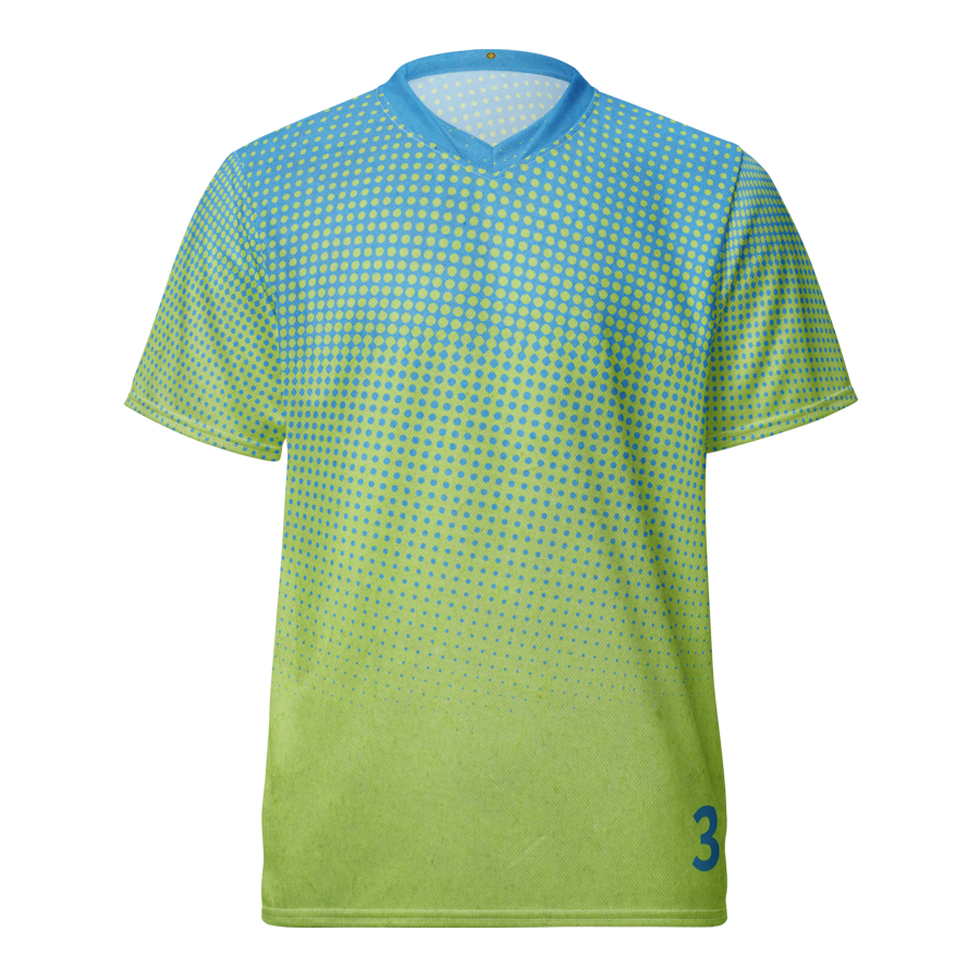 Unisex recycled polyester fabric sports jersey 3