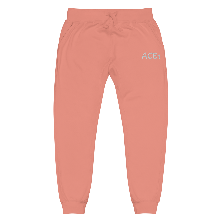 unisex-fleece-sweatpants-dusty-rose-front-6a52b1f3c5ed5.png