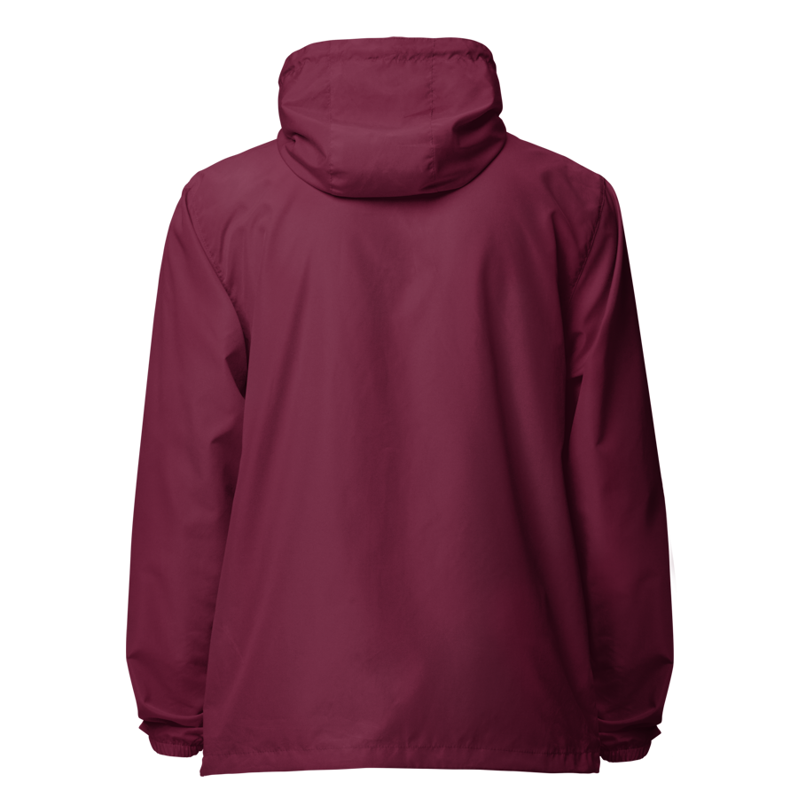 unisex-lightweight-zip-up-windbreaker-maroon-back-6a491b35ad8d6.png