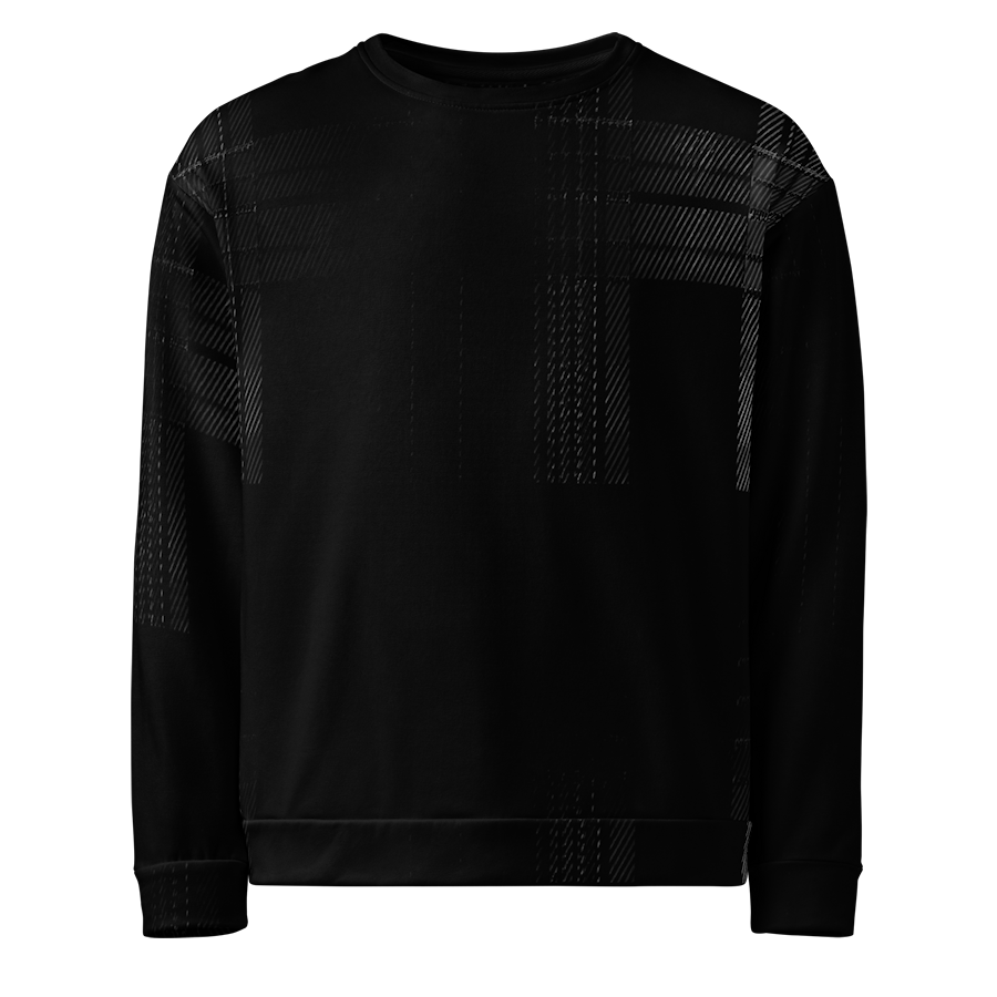 Unisex Plaid Pattern Art Sweatshirt
