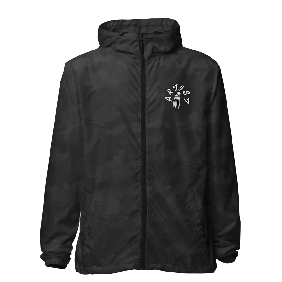 Unisex Artist lightweight zip up windbreaker