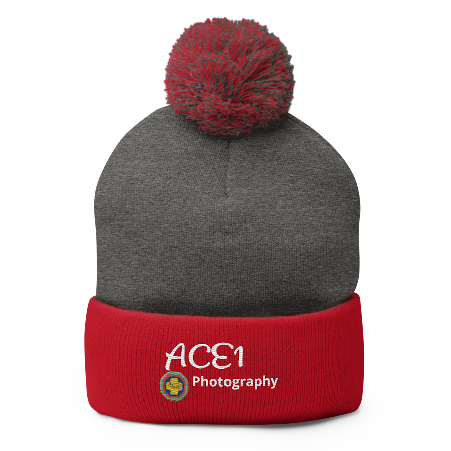 pom-pom-knit-cap-dark-heather-grey-red-front-69f2aa9940c6c.png