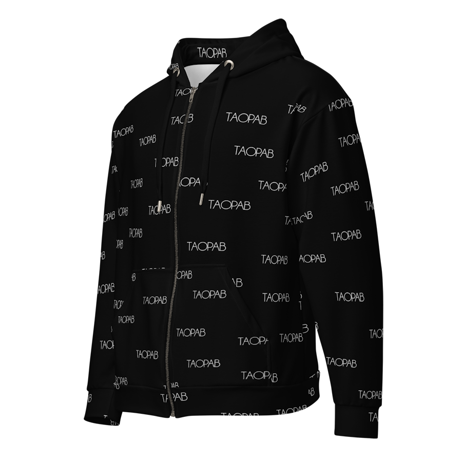 Unisex zip hoodie (TAOPAB) Black