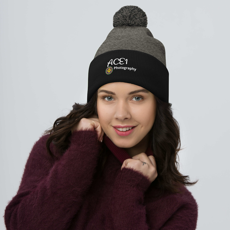 pom-pom-knit-cap-dark-heather-grey-black-front-69f2aa9941609.png