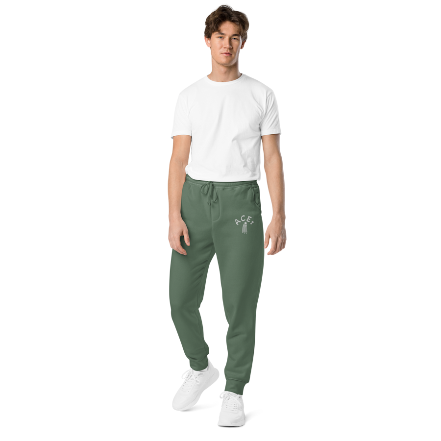 unisex-pigment-dyed-sweatpants-pigment-alpine-green-front-6a41c422277f0.png
