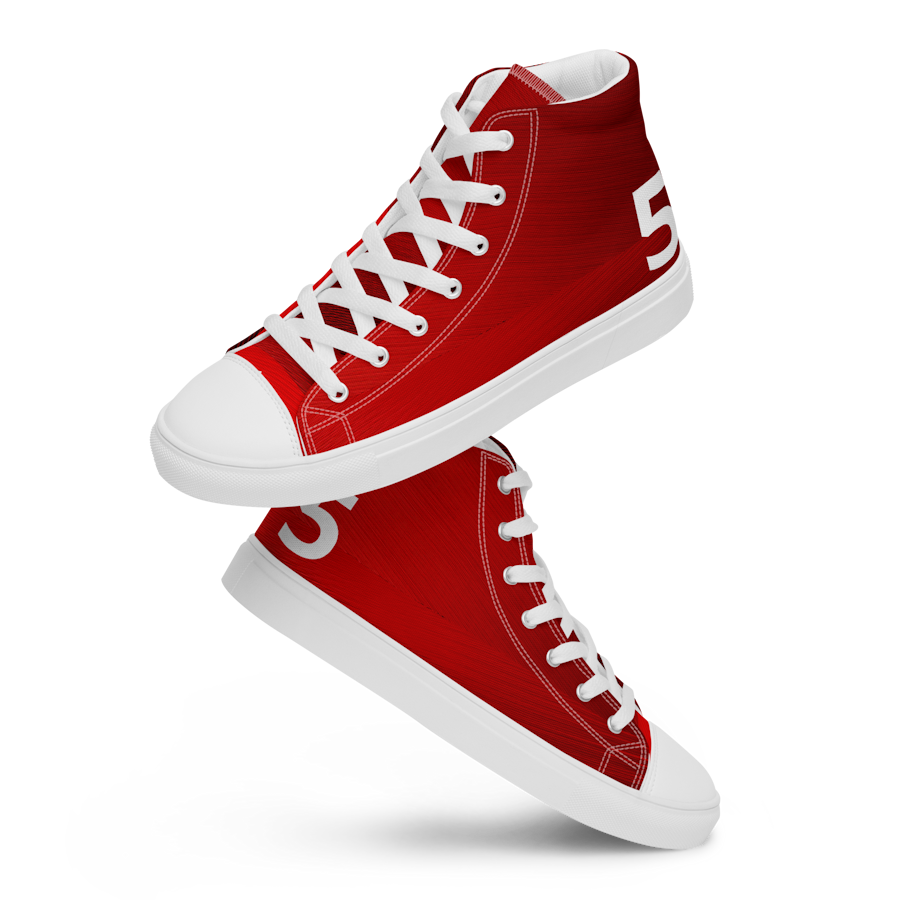 Women’s Artist high top canvas shoes (5) multi-color