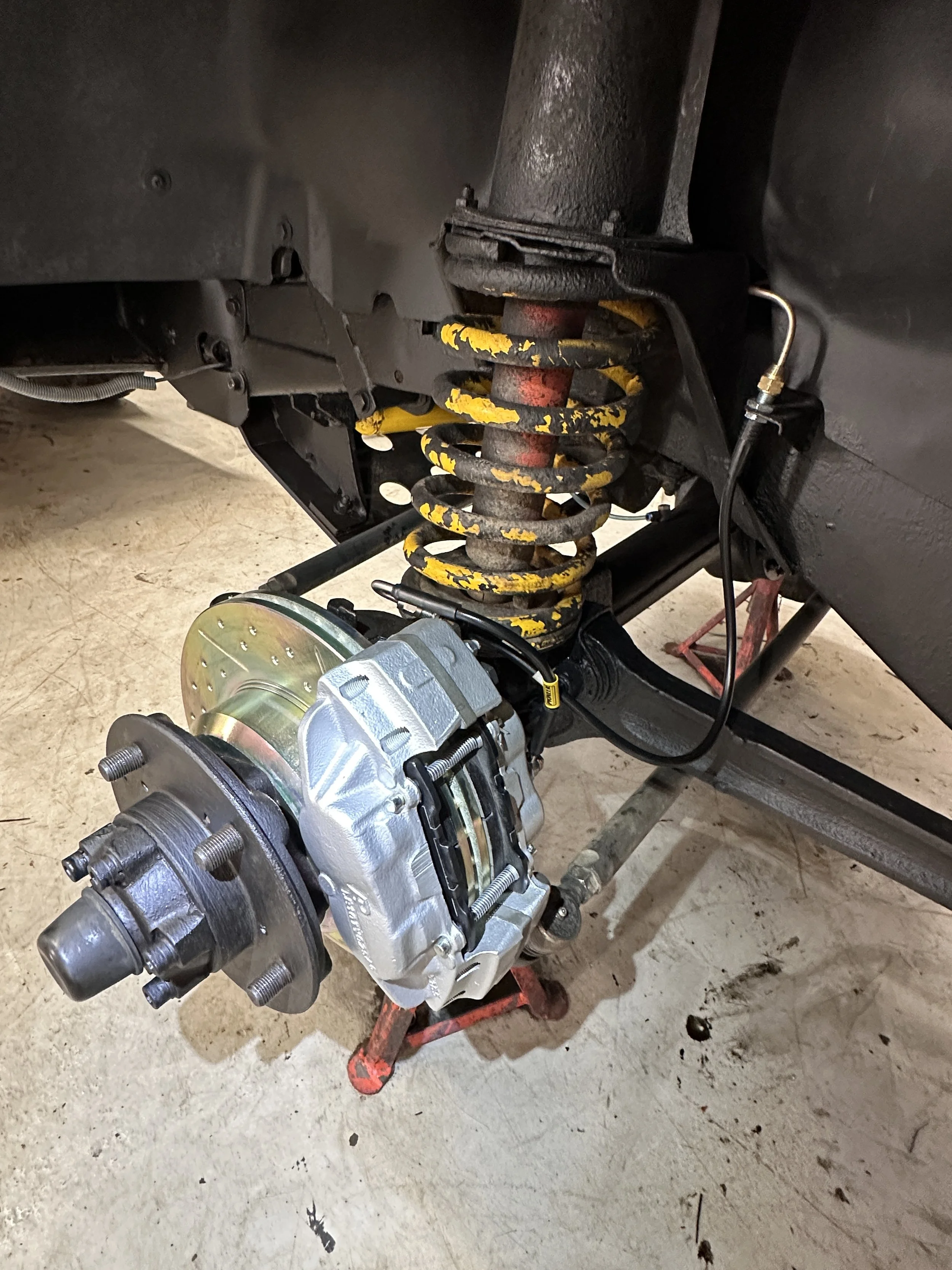 Rebuilding the brake system