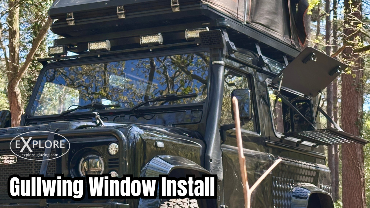 Gullwing Window Install