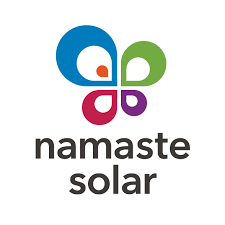 Client logo for Namaste Solar in Boulder, a corporate commercial photography partner of Lisa Doane Photography.