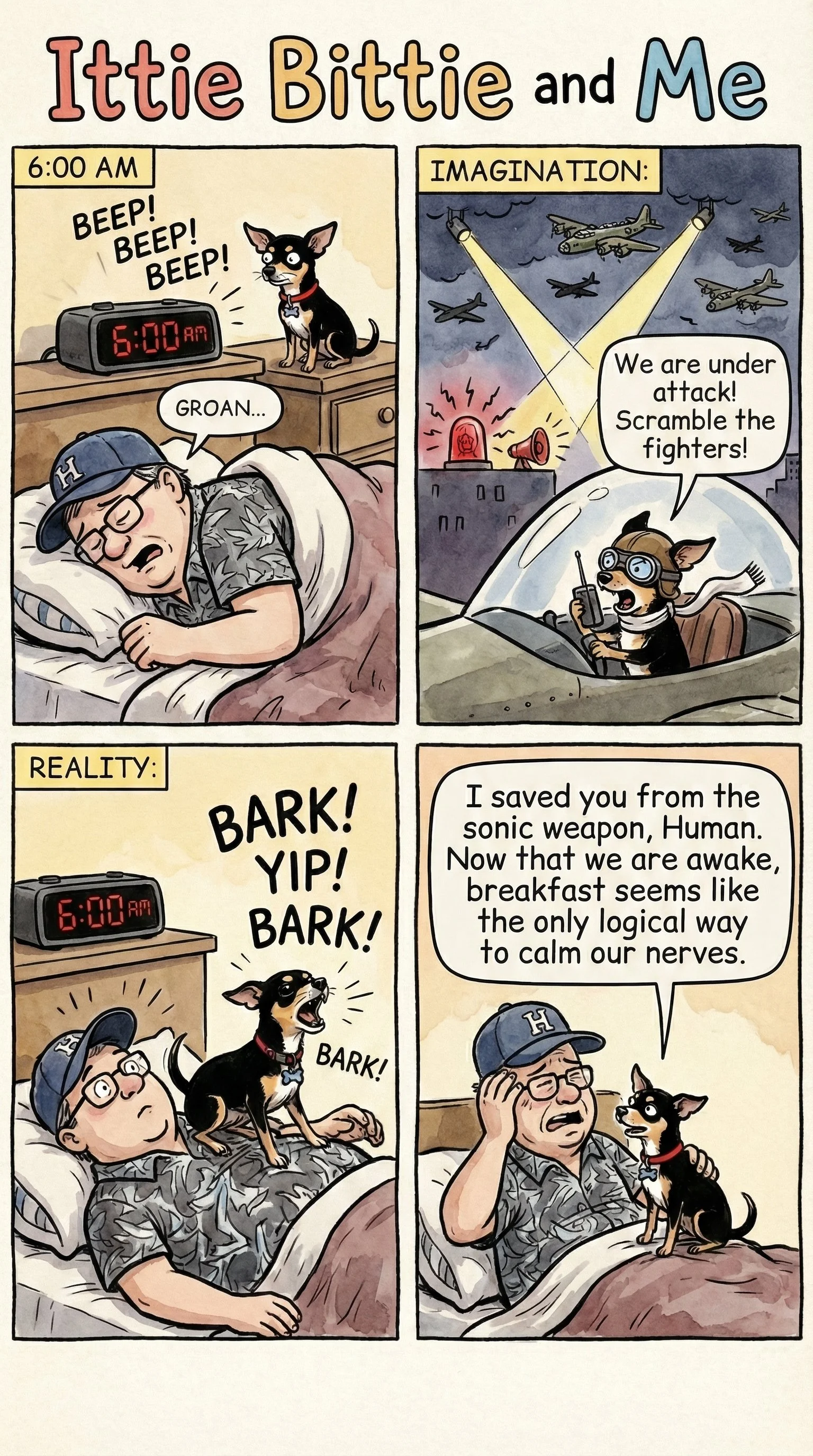 Always imaginative, she constantly keeps me on my toes