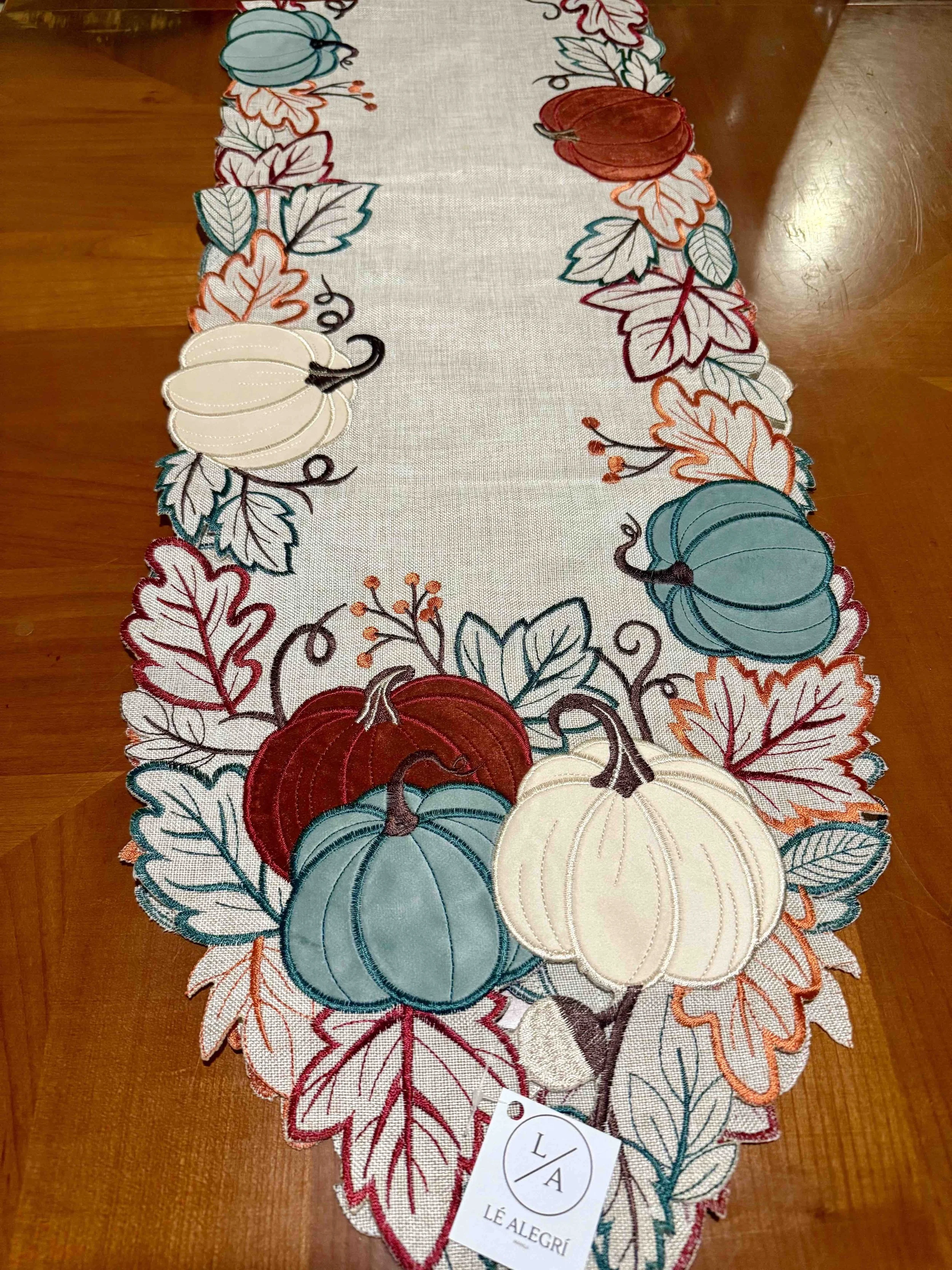 Embroidered Table Runner