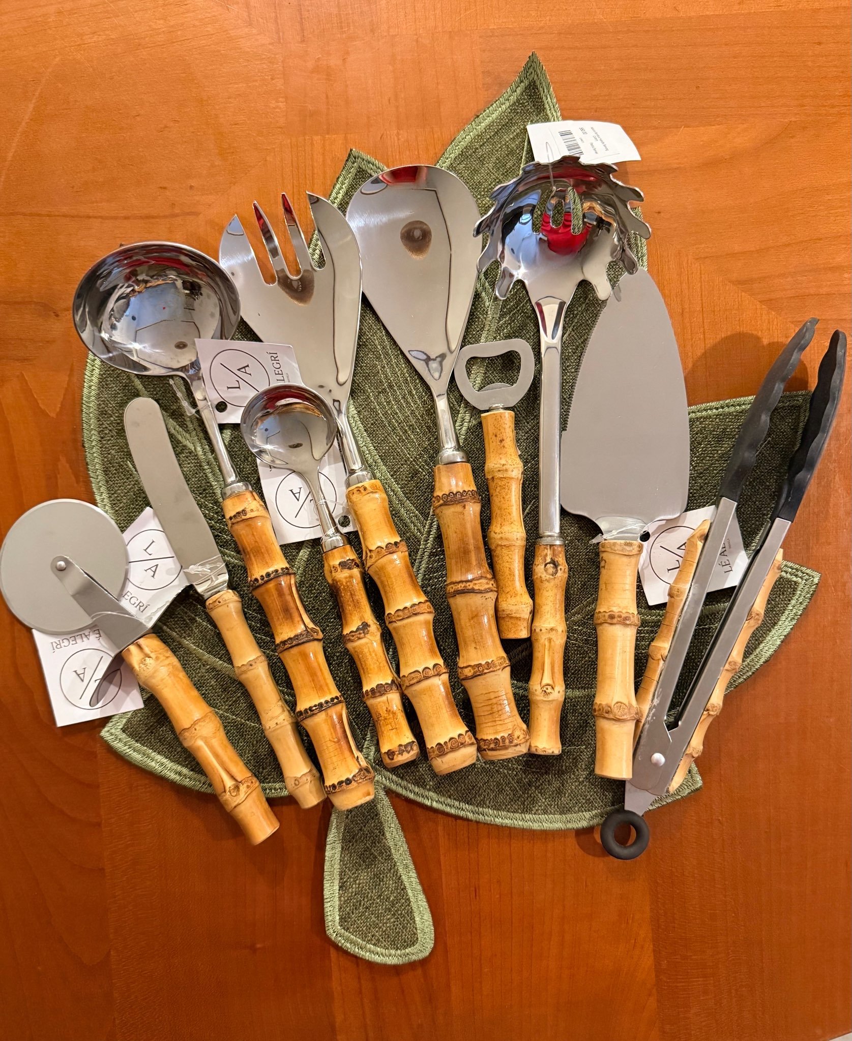 Natural Bamboo Serving Ladles