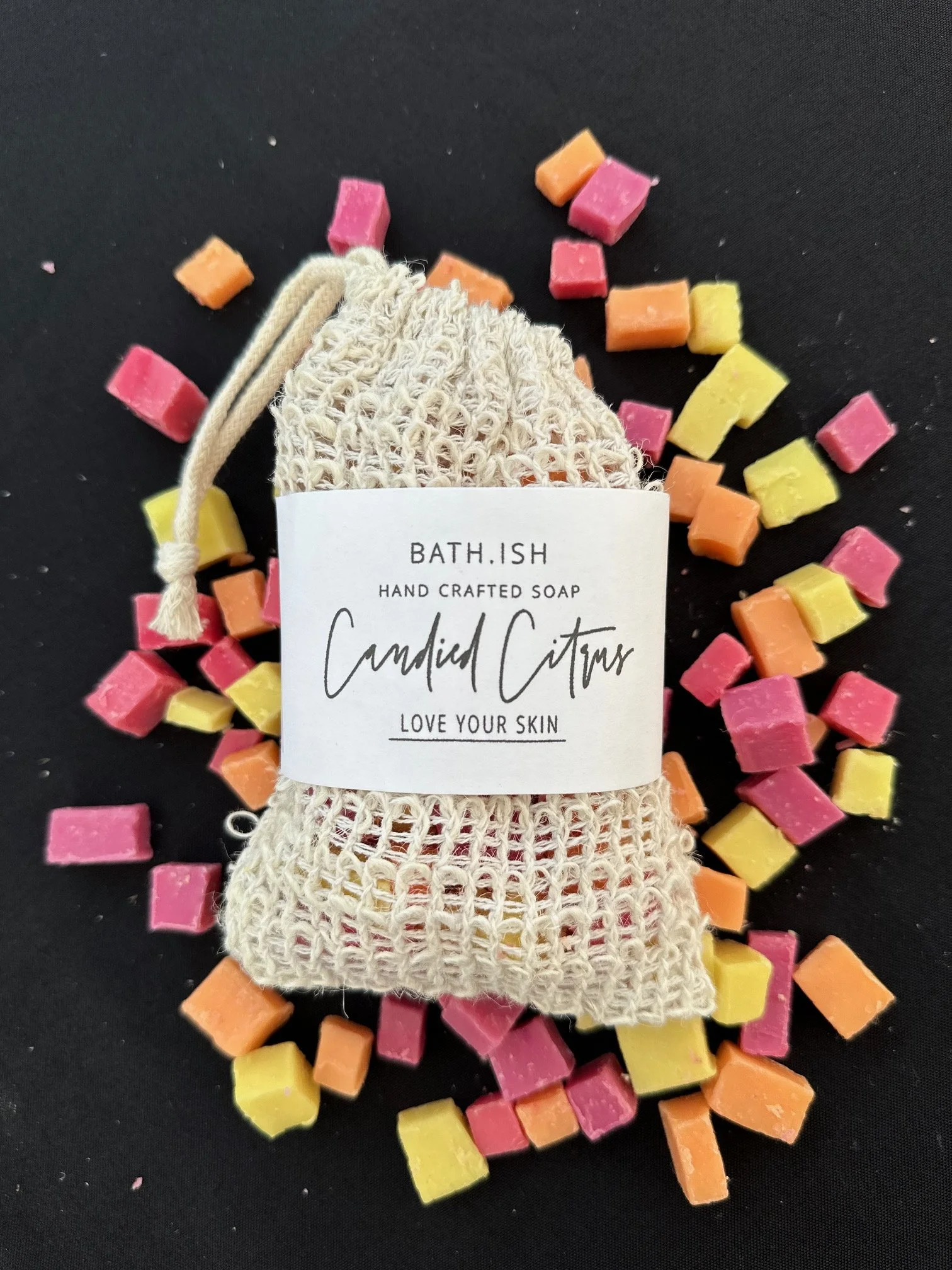Candied Citrus Soap + Sisal Soap Saver
