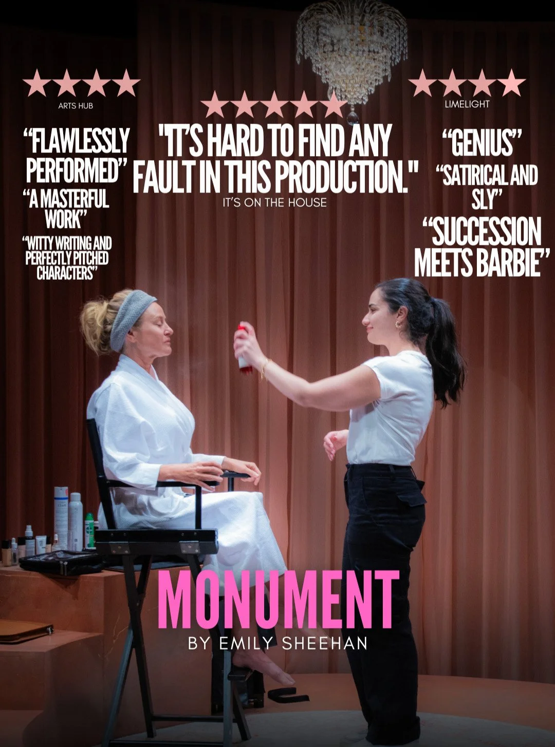 Happily working on promo for this one. @crimsonrosella_official and The Twyford present a Red Stitch production developed through the INK Program // MONUMENT, Written by Emily Sheehan, Directed by Ella Caldwell

The fuchsia is bright.

Edith Aldridge