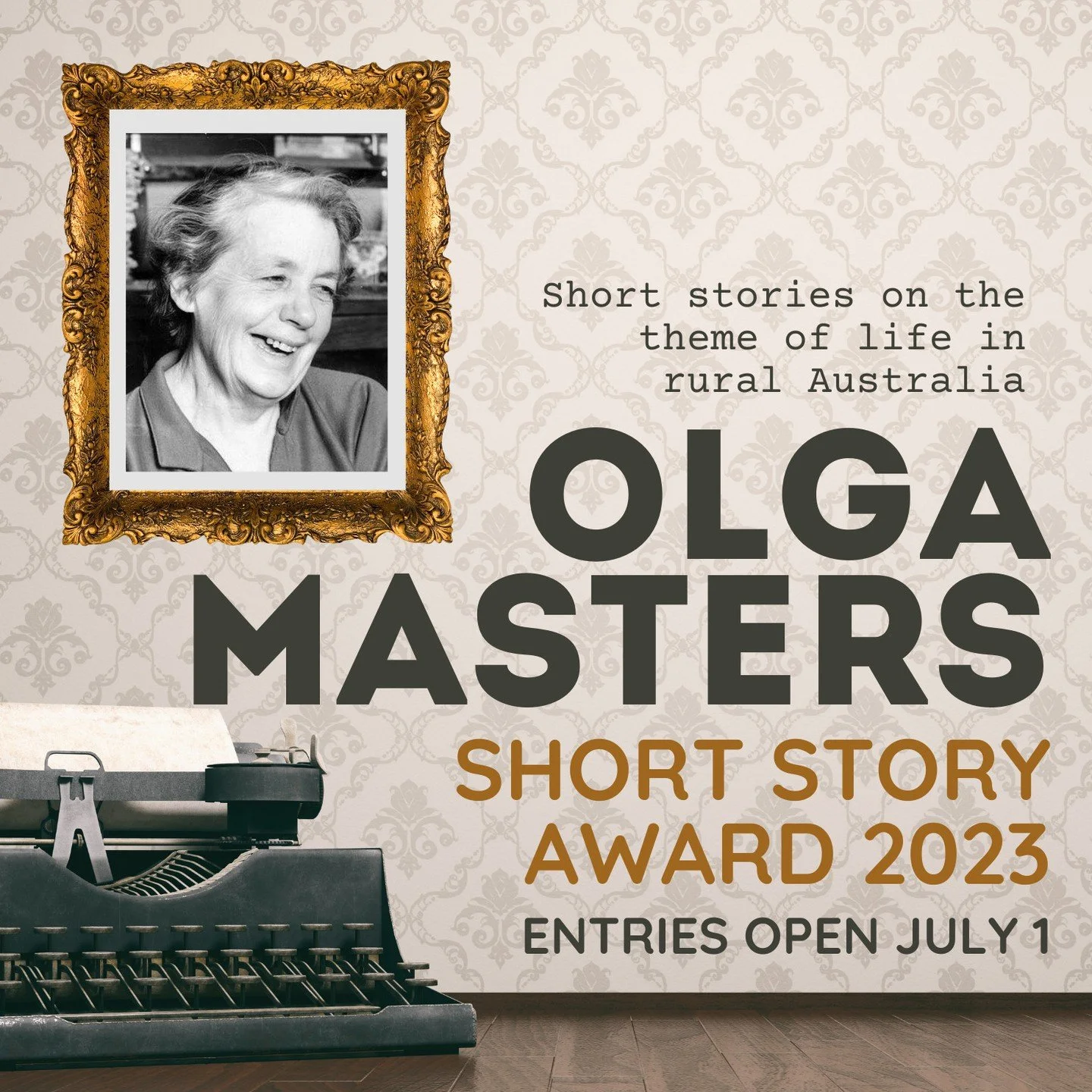 Always happy to be on board with organising this project. 2023 brings the exciting return of the OLGA MASTERS SHORT STORY AWARD. Short stories (2000 to 4000 words) on the theme of life in rural Australia.⁠ Judging is completely anonymous.
⁠
Entries o