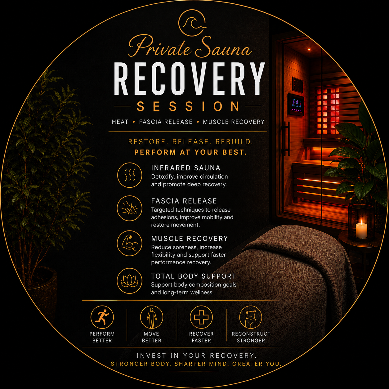 60 MIN WAVE Private Sauna Session