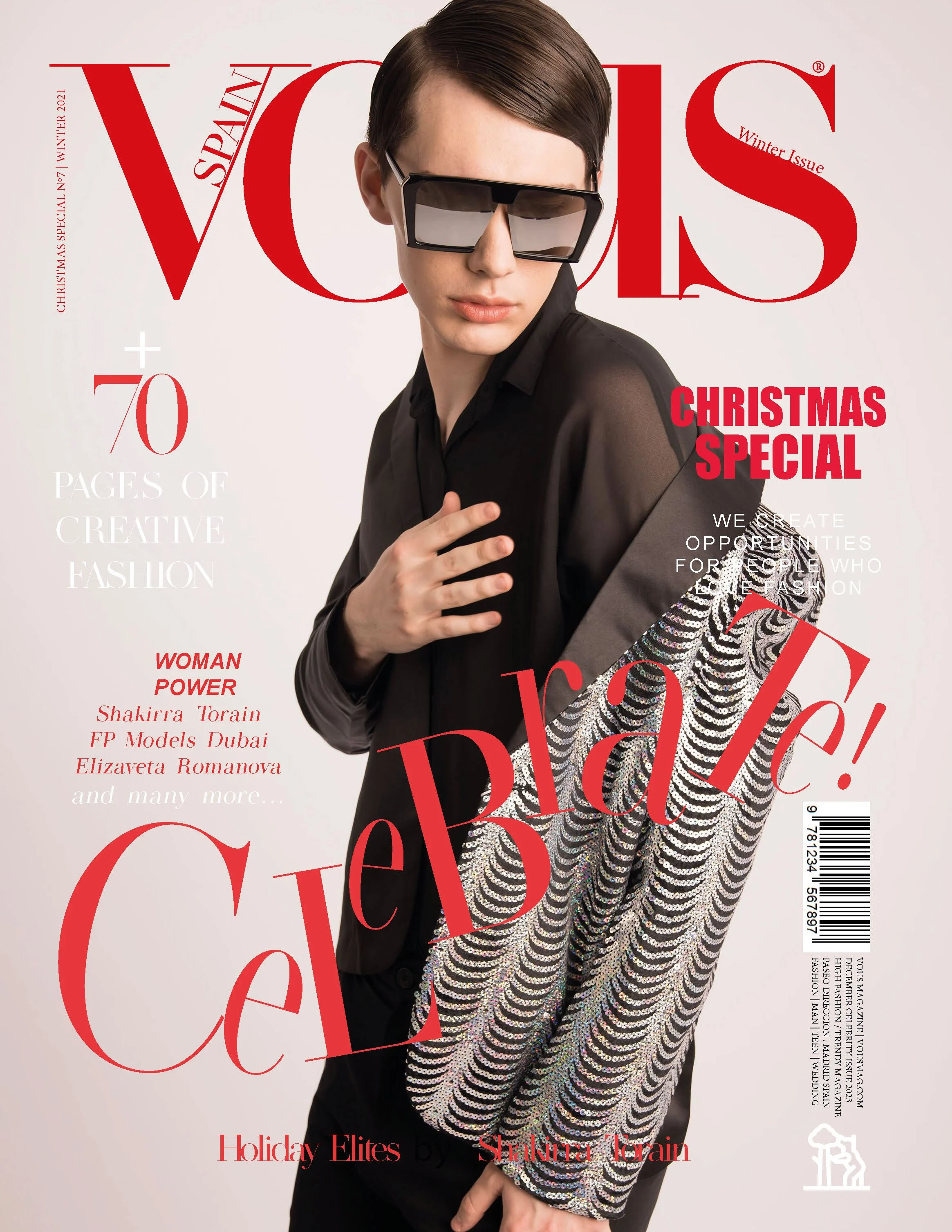 Vous Magazine "Holiday Elites" Editorial