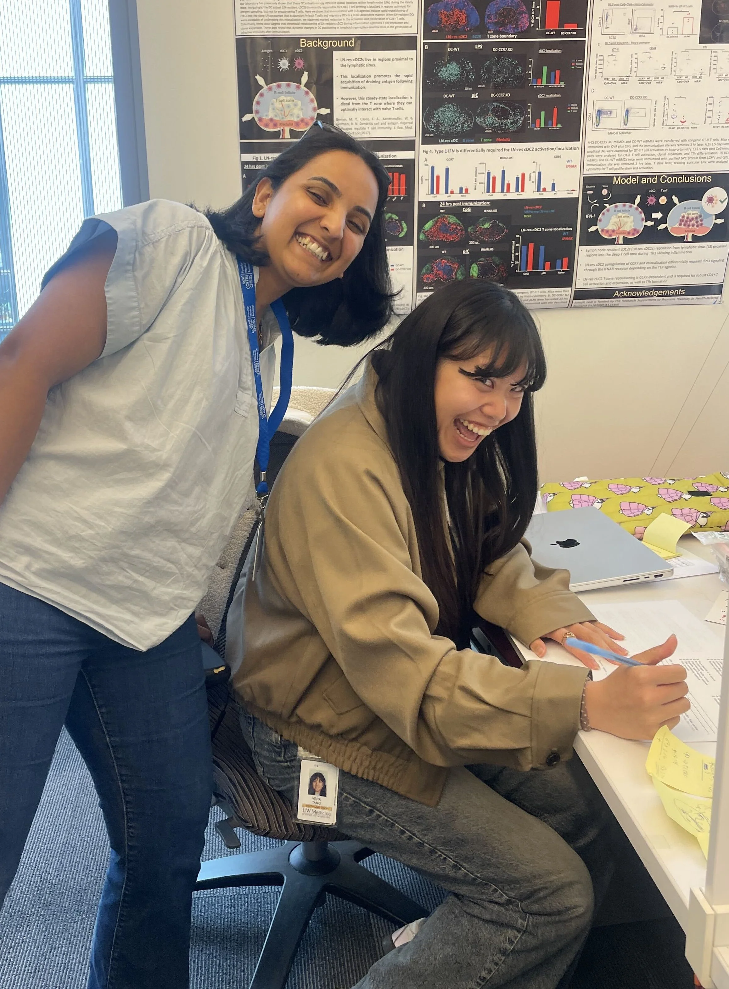 Vera becomes a permanent Jain Lab member!