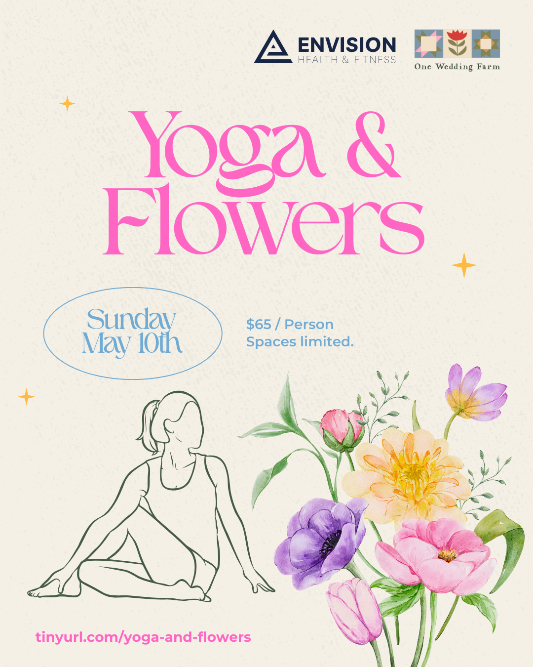 Mother’s Day Yoga + Bloom Bar