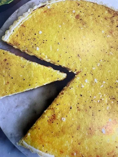 Gruyere and thyme Quiche