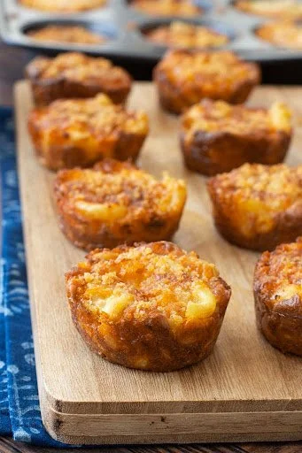 Mini truffle Mac and cheese