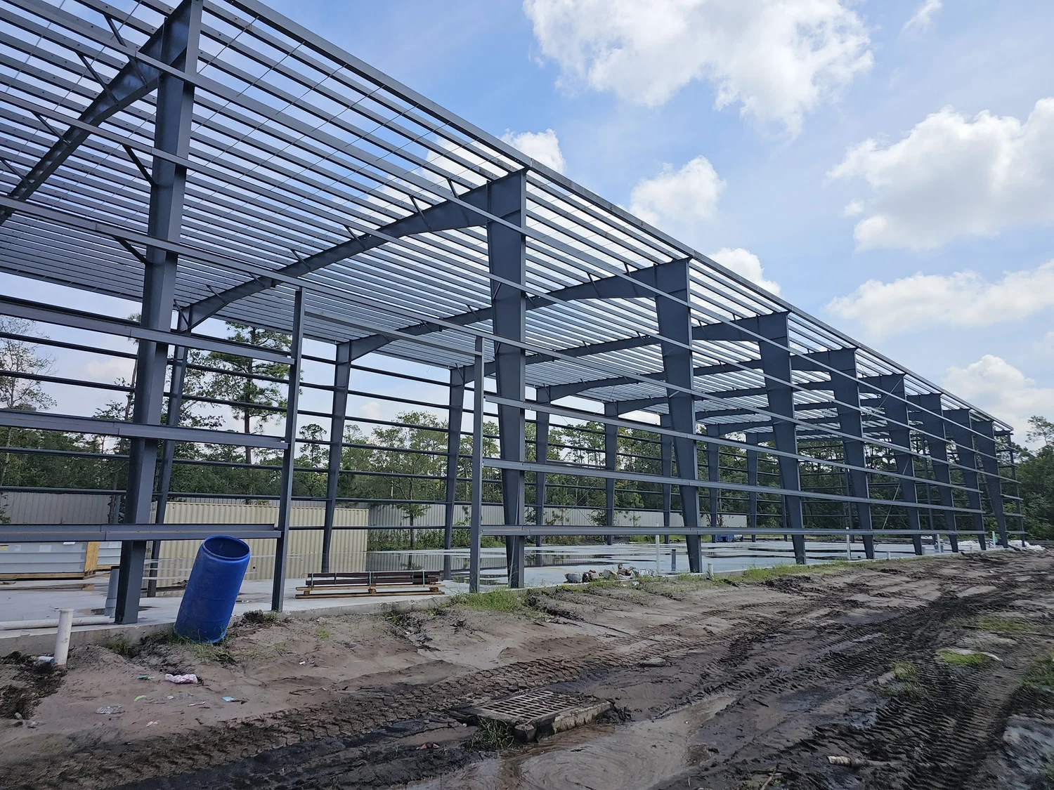 Client-supplied site development photograph