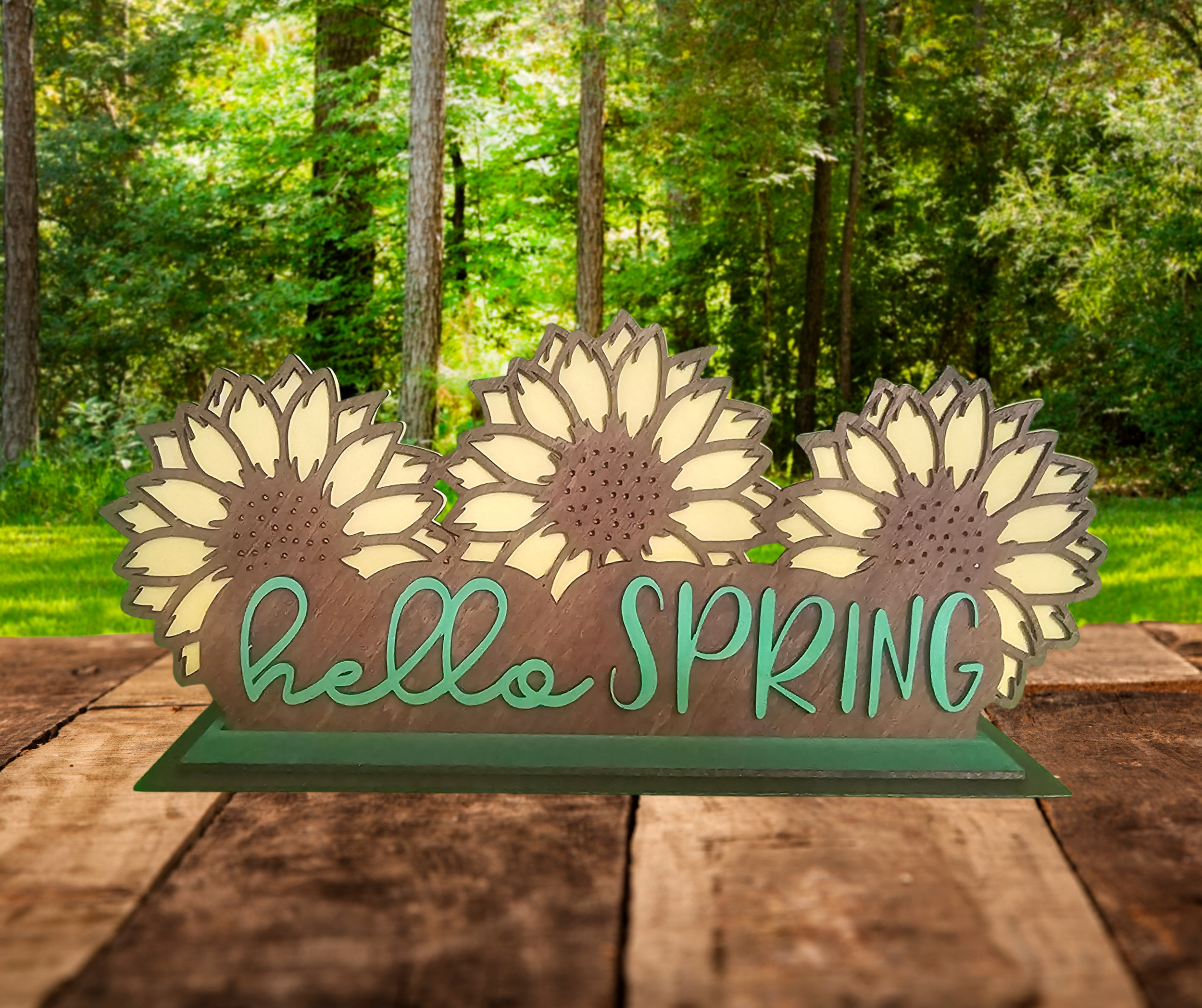 Hello Spring Shelf Sitter