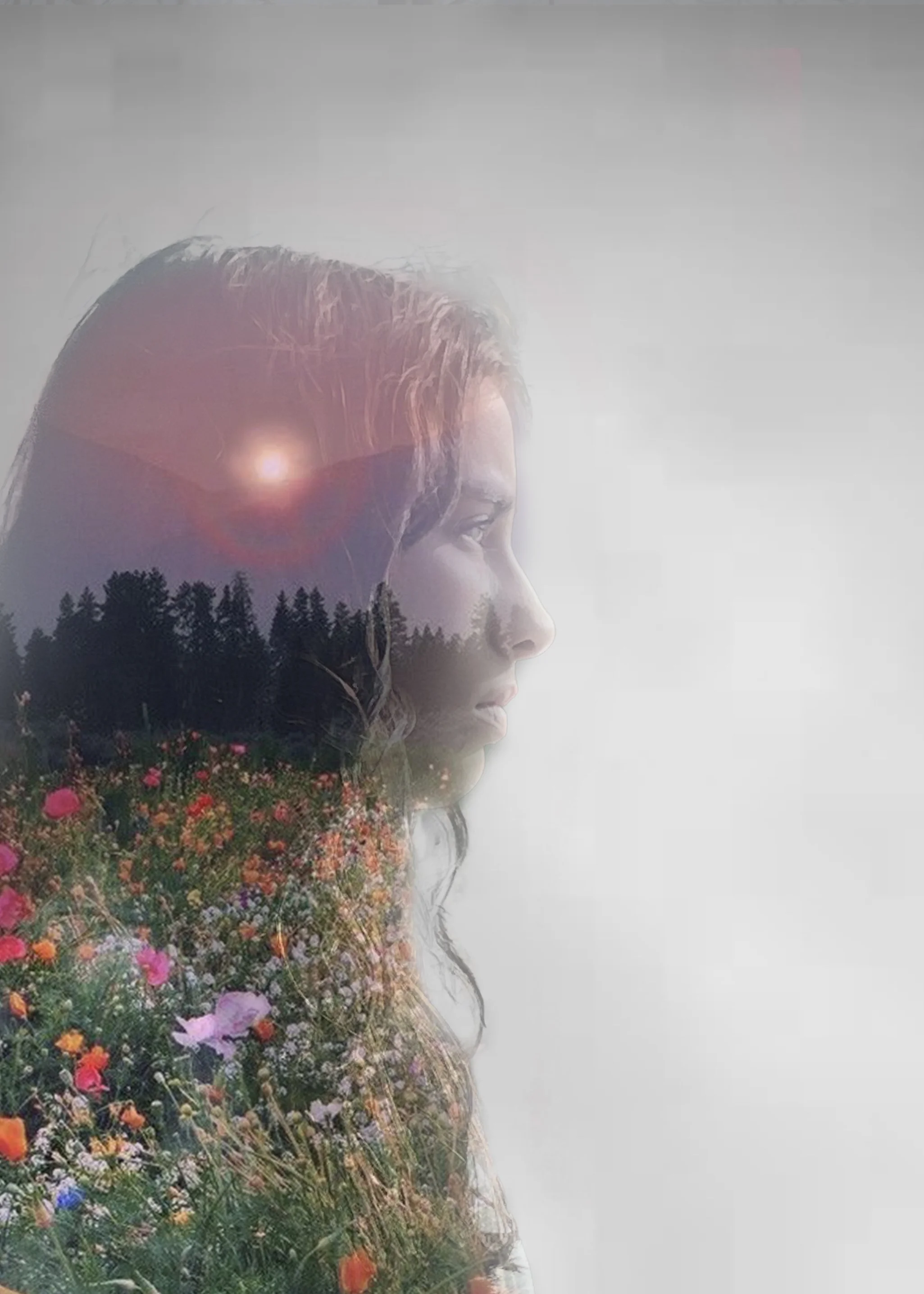 Double Exposure Self-Portrait