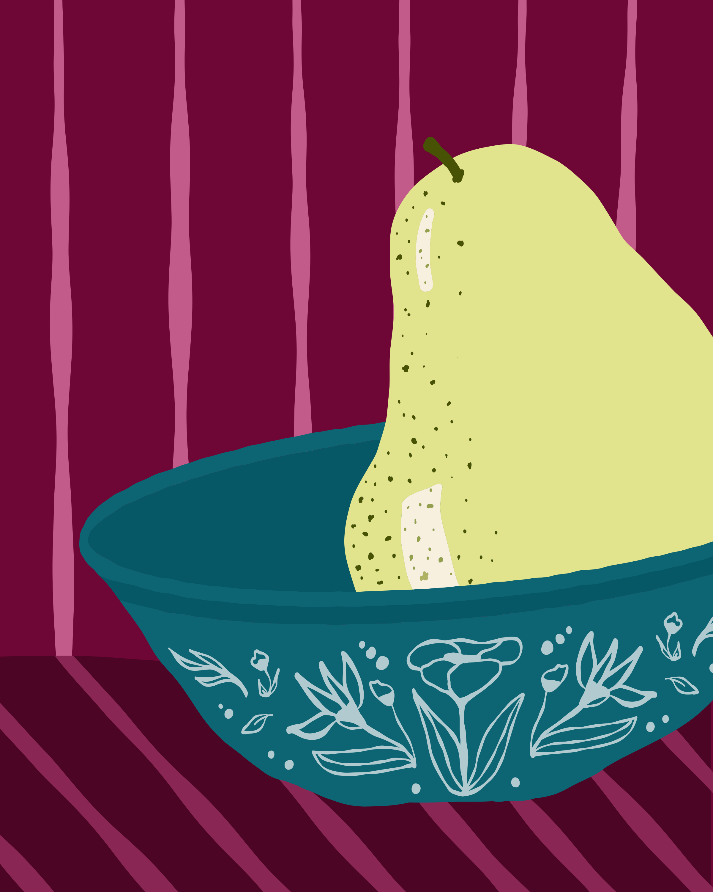 Pear in a Bowl
