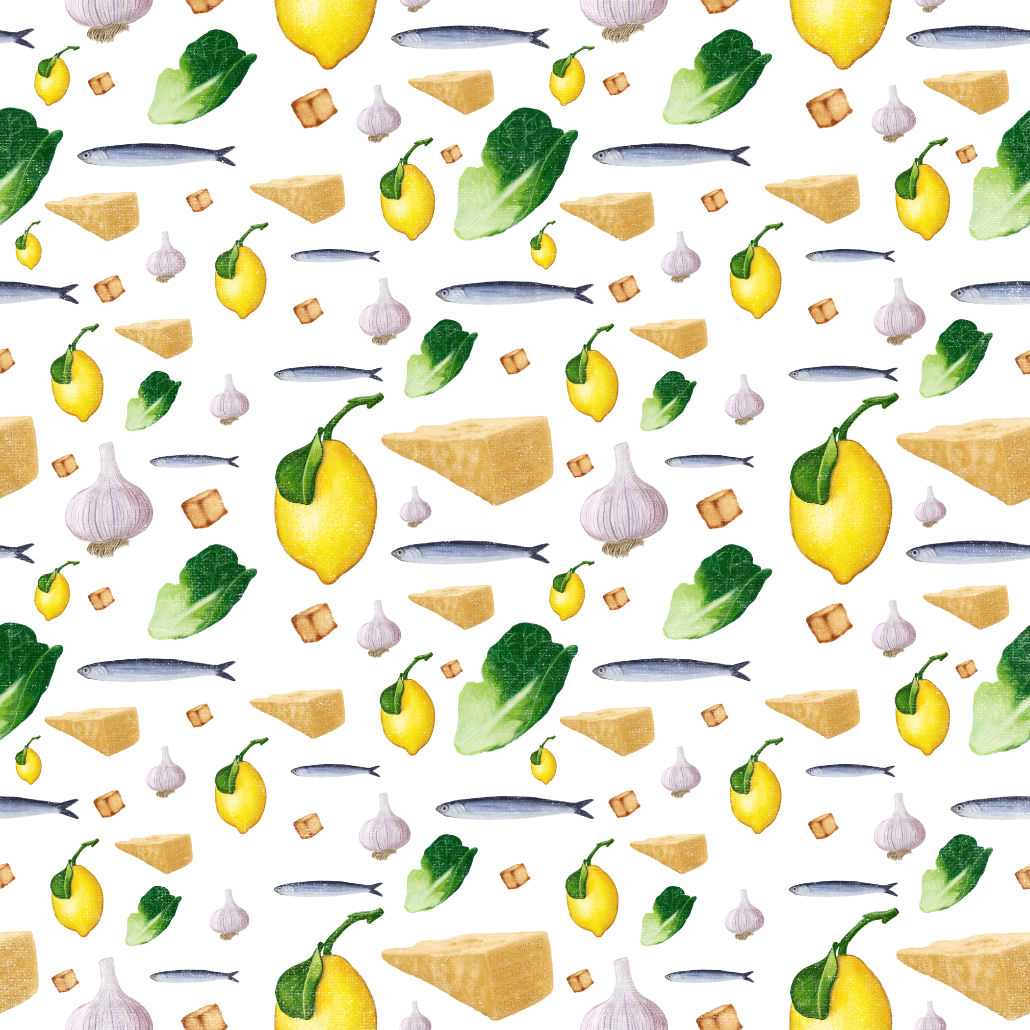 Caesar Salad Pattern
