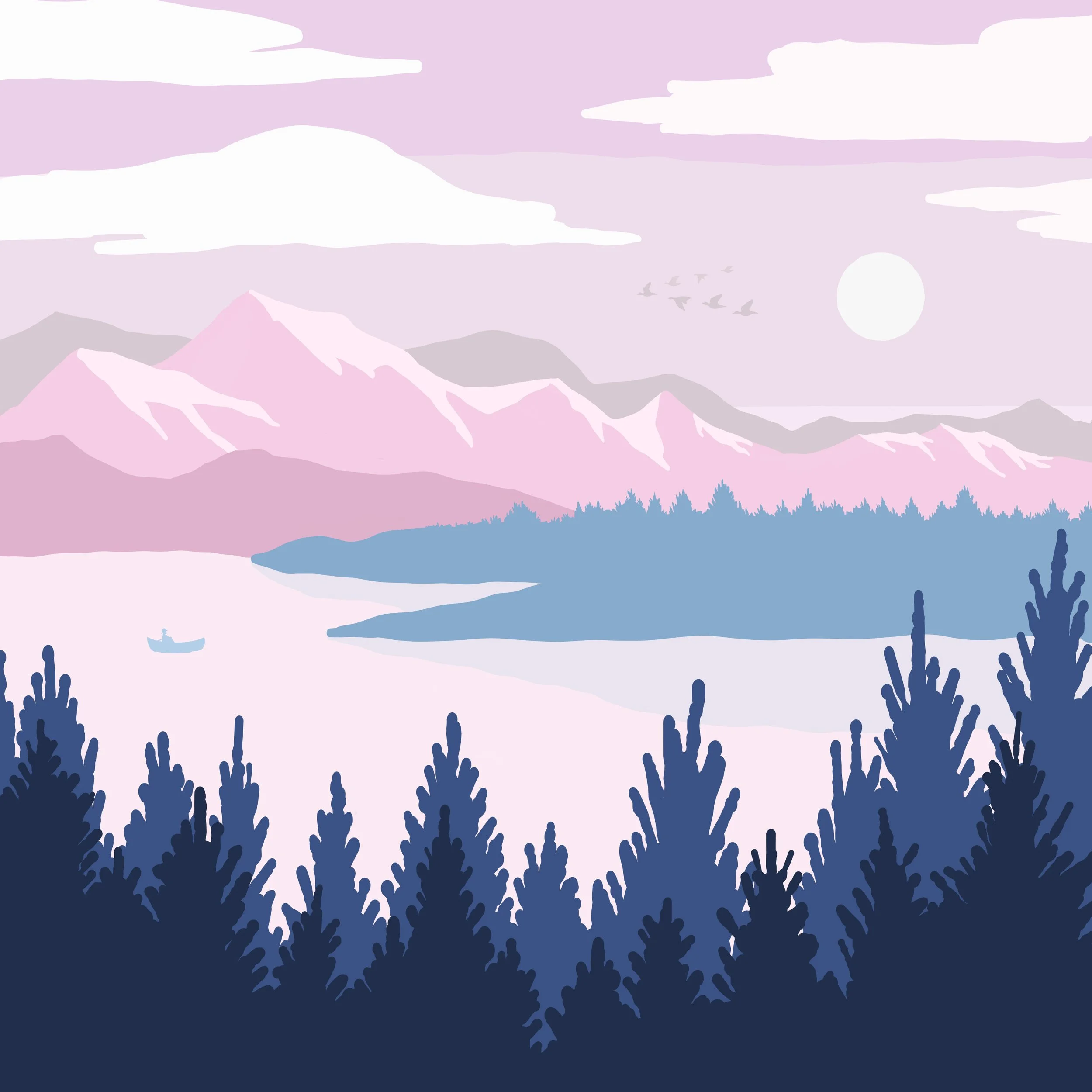 Landscape for Space Poster