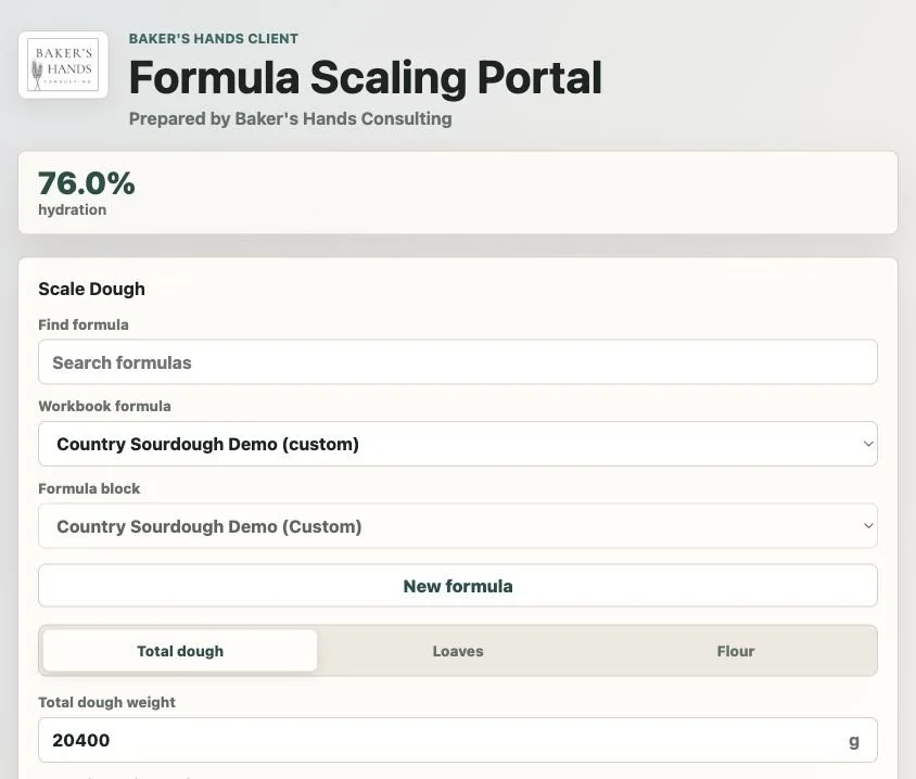 Starter Formula Calculator