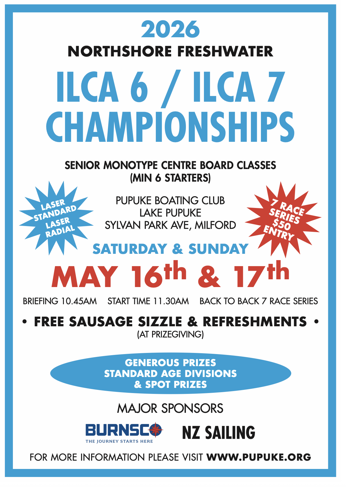 2026 Northshore Freshwaters - 16/17 May, Pupuke BC