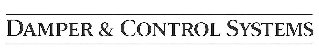 Damper & Control Systems logo in black and white with colorful accents.