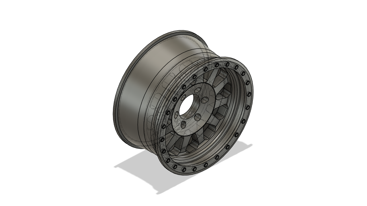 METHOD MR304 17X8.5" BEADLOCK WHEEL CAD FILE