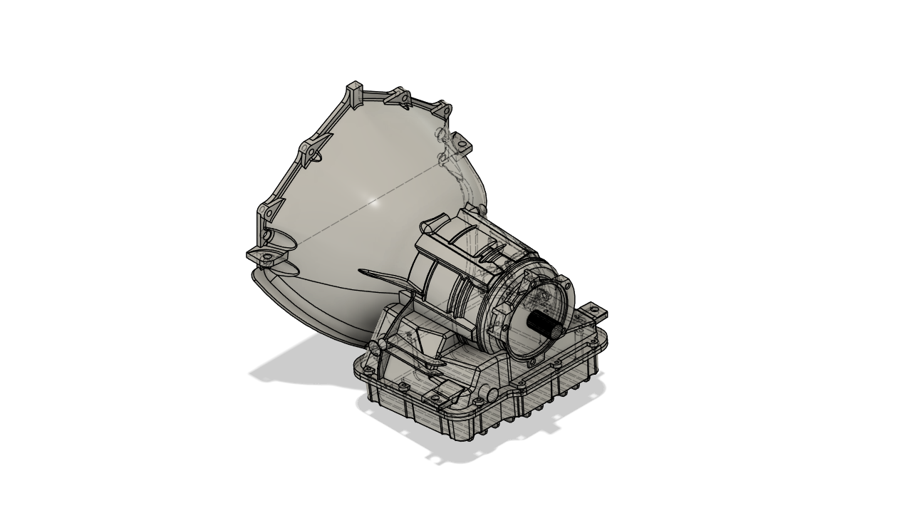 GM POWERGLIDE CAD MODEL