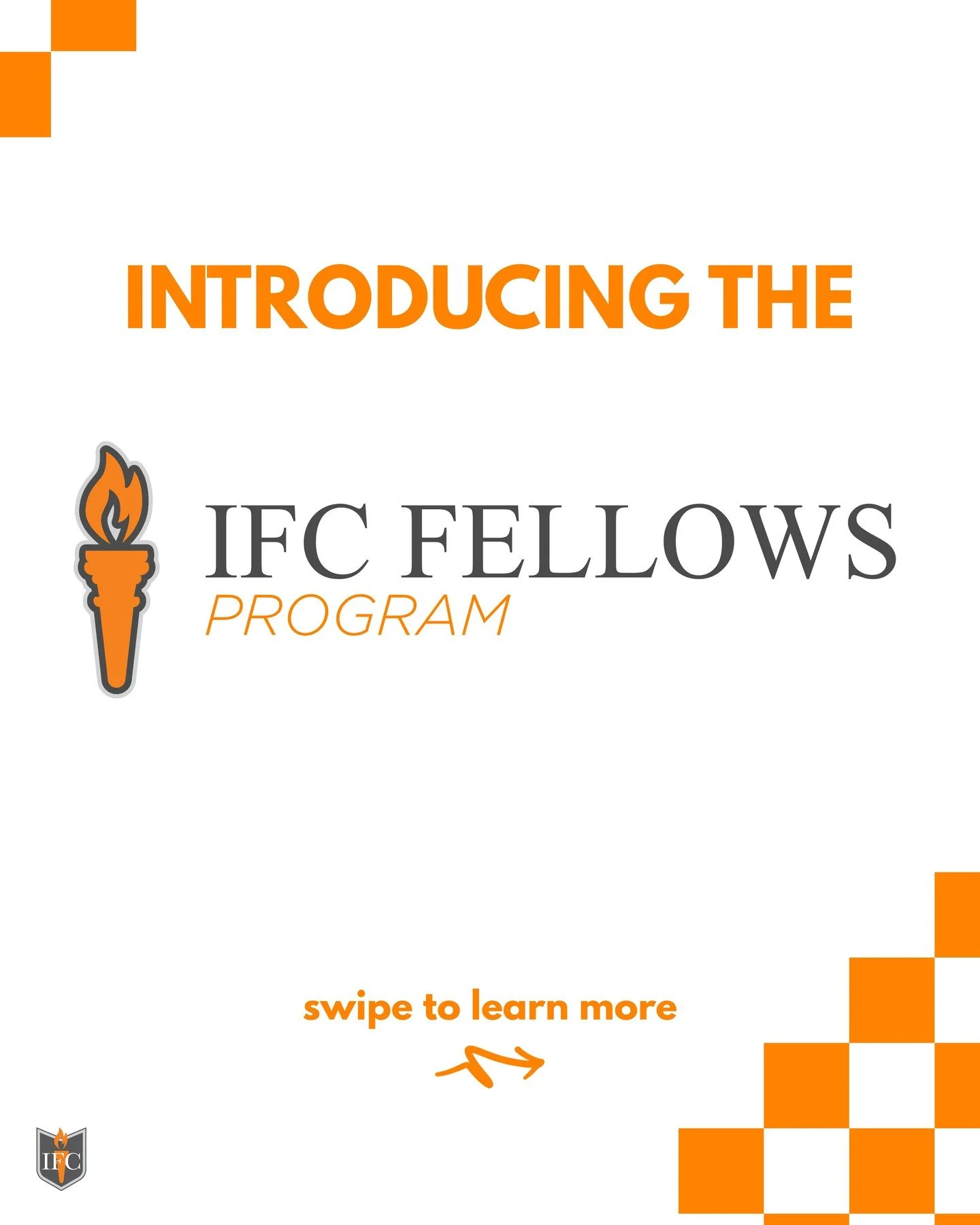 Introducing the IFC Fellows Program🔥

Built for fraternity men who want to go beyond the basics &mdash; developing the ethics, policy knowledge, and leadership experience to strengthen their chapter and elevate IFC as a whole.

It's structured. It's