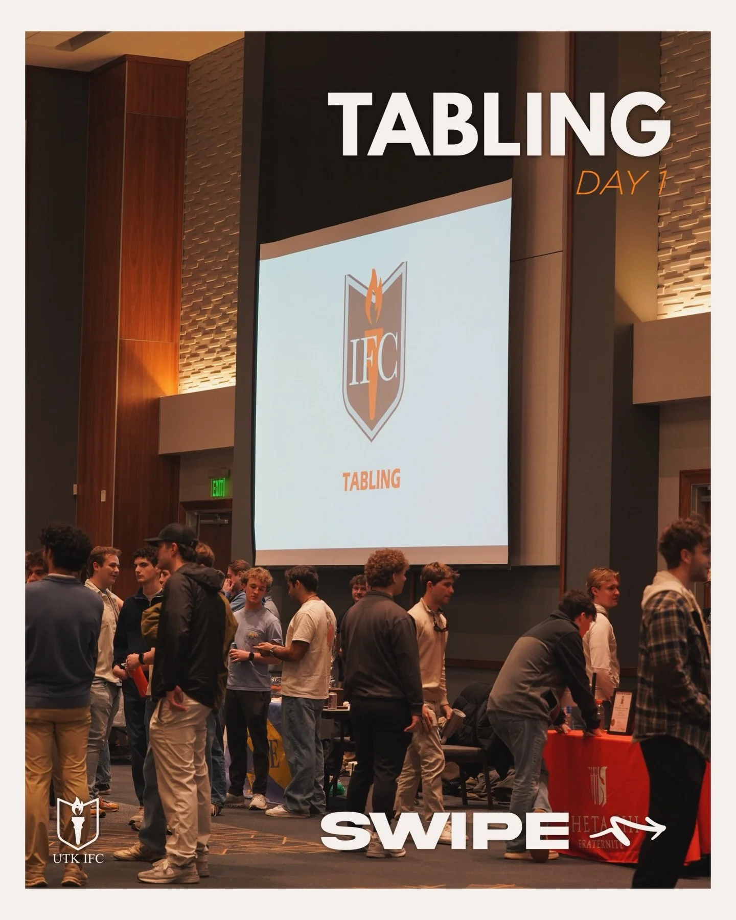 Day 1 ✅ |  See y&rsquo;all tomorrow for Meet The Chapters at the Fraternity Row!