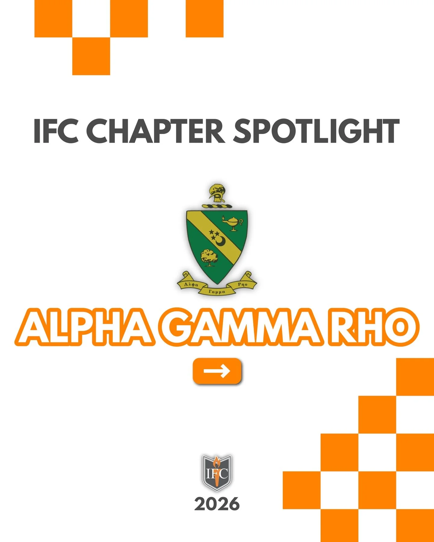 Meet the Alpha Gamma Rho Chapter! For more information about their chapter, reach out to their social media page or visit their page on the OSFL website. 

insta: @agrutk
