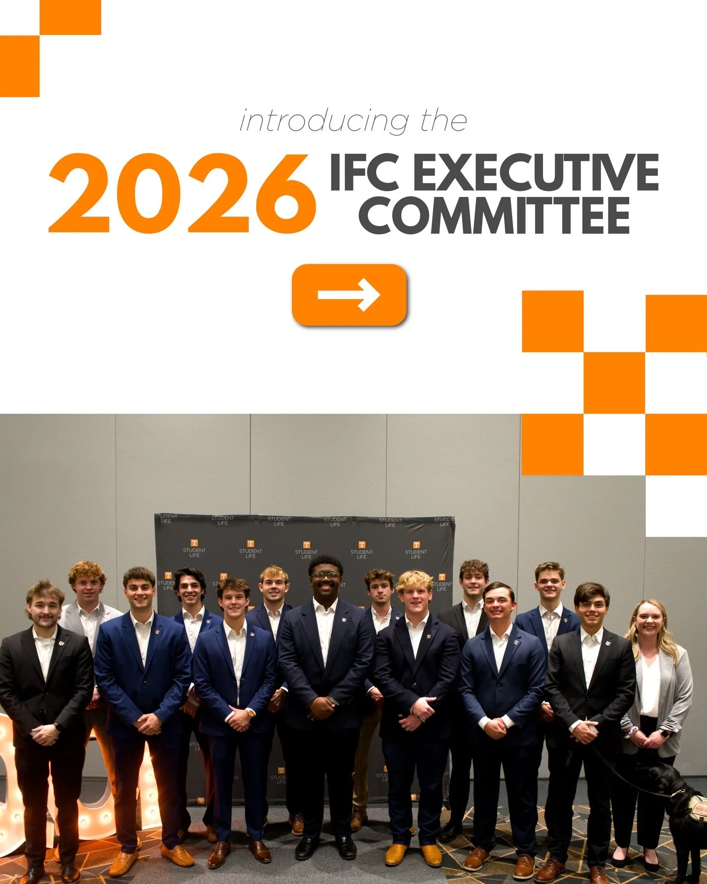 Meet the 2026 IFC Executive Committee. We want to thank the previous Executive Committee for everything they&rsquo;ve setup for this new committee and done for IFC thus far. We&rsquo;re excited and thankful to be able to serve the IFC Community this 