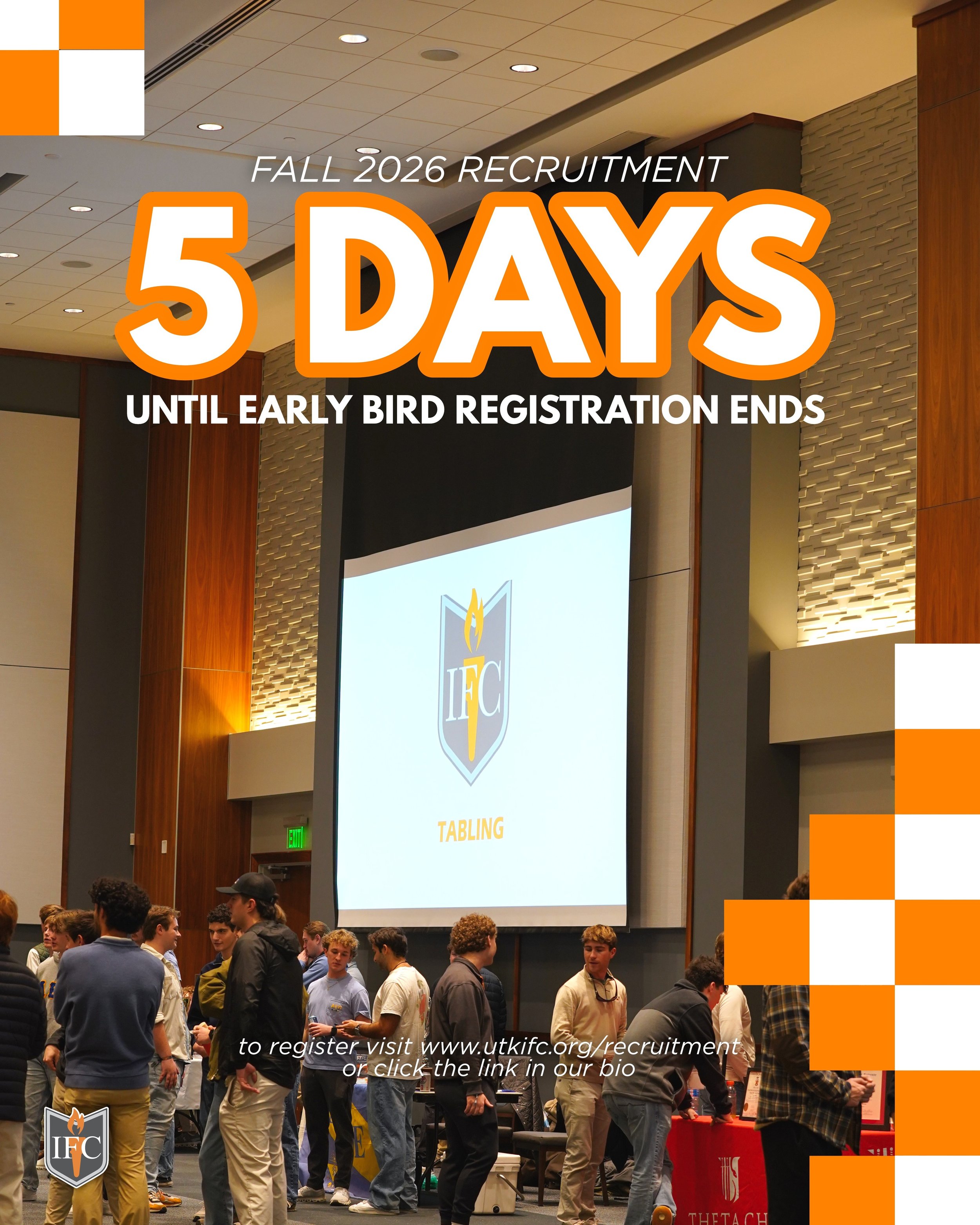 🚨REGISTER🚨 Early Bird Registration ends in ⏳5 DAYS⌛️ $100 -> $110
Register while its cheapest at utkifc.org!

For more information or help, visit our website or shoot us a DM